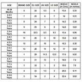 School Shoes With Velrco Closure - Black