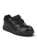School Shoes With Velrco Closure - Black