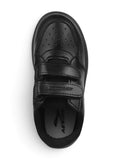 School Shoes With Velrco Closure - Black