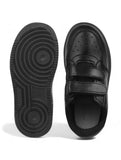 School Shoes With Velrco Closure - Black