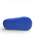 Panda Applique Anti Slip Perforated Sling back Clogs - Navy Blue