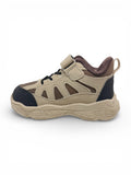 Casual Shoes With Velrco Closure - Brown
