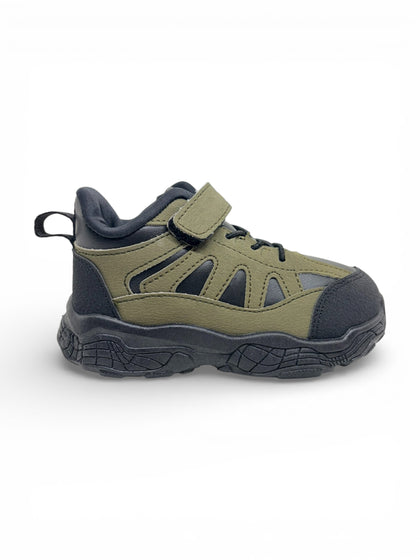 Casual Shoes With Velrco Closure - Black