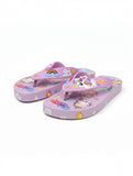 Flip Flops Unicorn Print - Mauve