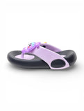 Flip Flops Bunny Applique - Mauve