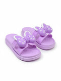 Flip Flops Bow Applique - Mauve