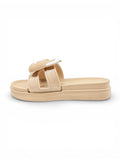 Flip Flops Bow Applique - Brown