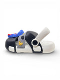 Spiderman Applique Detailed Slingback Sandals - Black