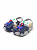 Spiderman Applique Detailed Slingback Sandals - Navy Blue