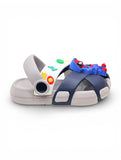 Spiderman Applique Detailed Slingback Sandals - Navy Blue
