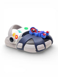 Spiderman Applique Detailed Slingback Sandals - Navy Blue