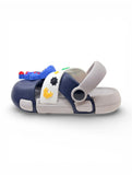 Spiderman Applique Detailed Slingback Sandals - Navy Blue