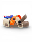 Spiderman Applique Detailed Slingback Sandals - Brown