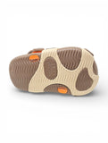 Spiderman Applique Detailed Slingback Sandals - Brown