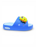Dinosaur Applique Flip Flops - Blue