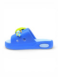Dinosaur Applique Flip Flops - Blue