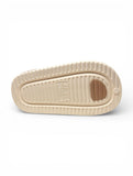 Dog Applique Flip Flops - Beige
