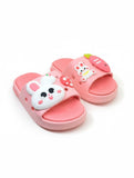 Bunny Applique Flip Flops - Pink
