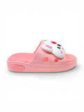 Bunny Applique Flip Flops - Pink