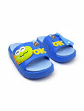 Dinosaur Applique Flip Flops - Blue