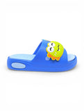 Dinosaur Applique Flip Flops - Blue