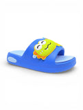 Dinosaur Applique Flip Flops - Blue