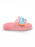Dinosaur Applique Flip Flops - Pink