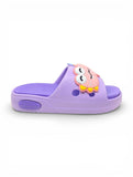 Dinosaur Applique Flip Flops - Mauve