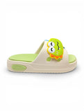 Dinosaur Applique Flip Flops - Cream