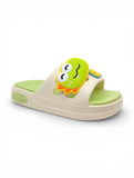 Dinosaur Applique Flip Flops - Cream
