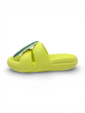 Flip Flops Avacado Applique - Green