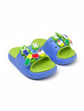 Flip Flops Bear Applique - Blue