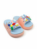 Flip Flops Bear Applique - Pink