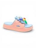 Flip Flops Bear Applique - Pink