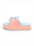 Flip Flops Bear Applique - Pink