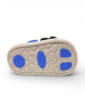 Construction Cartoon Applique Detailed Slingback Sandals - Blue