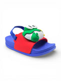 Frog Applique Detailed Slingback Sandals - Red