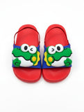Frog Applique Detailed Slingback Sandals - Blue