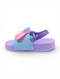 Doll Applique Detailed Slingback Sandals - Mauve