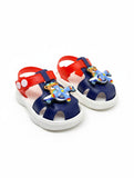 Bear Applique Detailed Slingback Sandals - Navy Blue