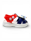 Bear Applique Detailed Slingback Sandals - Navy Blue