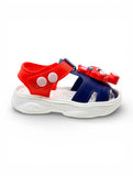 Bunny Applique Detailed Slingback Sandals - Navy Blue