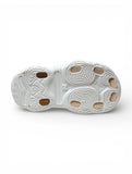 Bear Applique Detailed Slingback Sandals - Cream