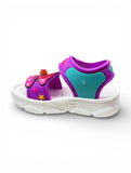 Mermaid Applique Detailed Slingback Sandals - Purple