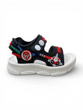 Rocket Applique Detailed Slingback Sandals - Black