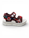 Rocket Applique Detailed Slingback Sandals - Brown