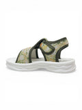 Velcro Closure Sandals - Green