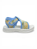 Velcro Closure Sandals - Blue