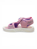 Spider Designed Velcro Closure Sandals - Pink