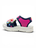 Mermaid Applique Detailed Slingback Sandals - Navy Blue